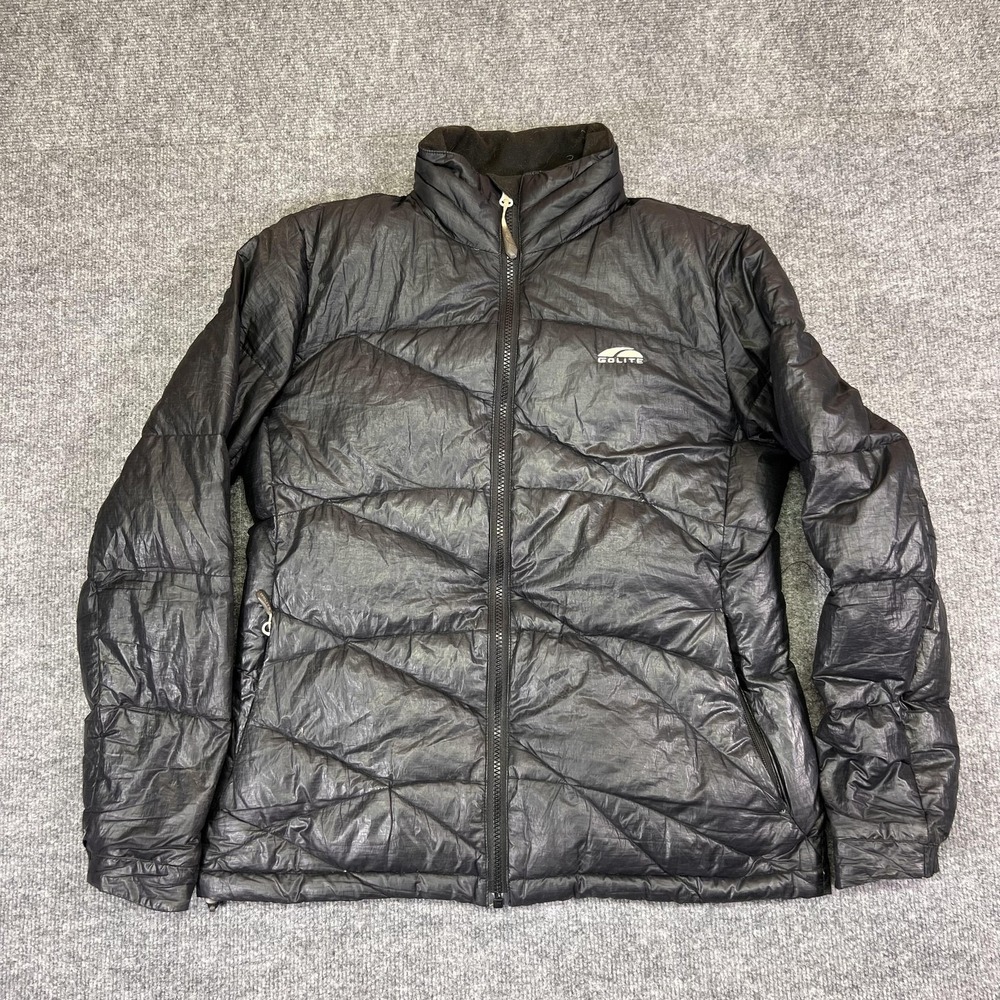 GoLite Jacket Womens M Black Puffer Insulated Lined Full Zip Lightweight